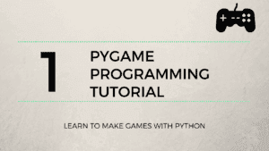 Learn to make games with python. Complete module walk-through with plenty of examples.